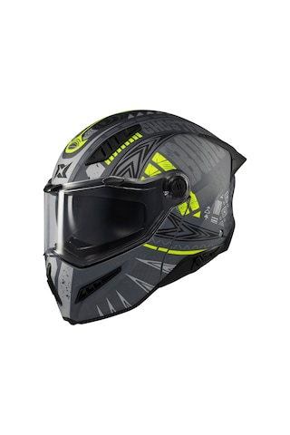 Ghostfighter Sv Boho C3 Gri Motosiklet Çene Açılır Kask Çok Renkli
