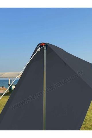 Nelazım Pratik Kamp Gölgeliği Ve Plaj Şemsiyesi 1.5m X 5m Su Itici Oxford Kumaş, Tek Ebat, Kampglglkantrasit001001m Çok Renkli