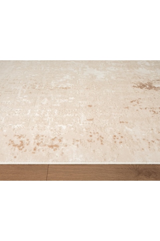Look Classıc Lk006b Çerçeveli Bej Klasik Desen Akrilik Dokuma Taban Tozuaz Oturma Odası Halısı-1035 Bej