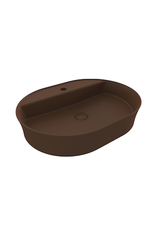 Bocchi Sottile Slim Line 1600-025-0126 Tezgah Üstü Lavabo Kahverengi 1466841