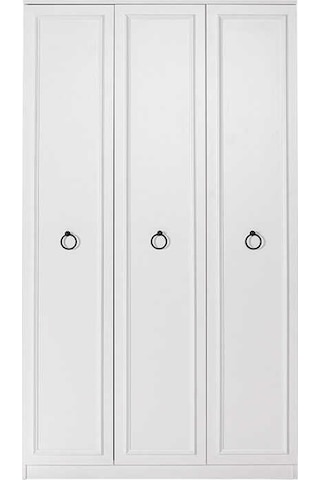 Hampton 3 Kapılı Gardırop-mat Beyaz 103x185x52 Cm Gxyxd