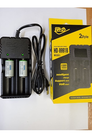 Cr 123A Pil Şarj Aleti1200 Mah Şarjlı Pil