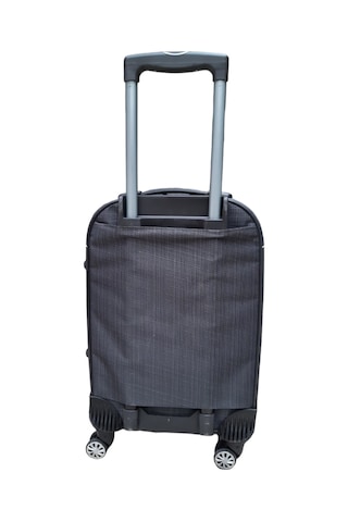 Escape Havlu Kumaş 4 Teker Körüklü Siyah Kabin (Küçük) Boy Valiz