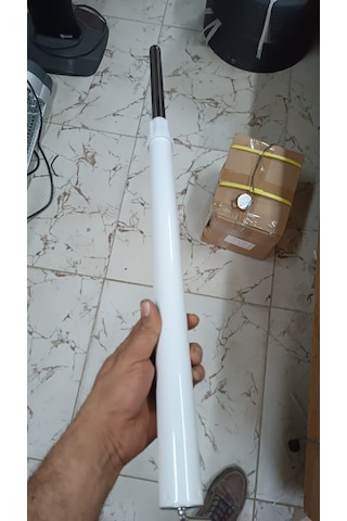 Vantilatör Borusu Beyaz Tepe 25mm Alt 38mm L Vida Dahil