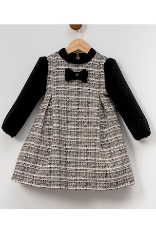 Xo Kids Kız Çocuk Elbise 2-6 Yaş 2825 Siyah
