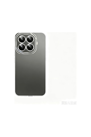 Xiaomi 17t Kılıf Zore Süper Silikon Kapak Şeffaf