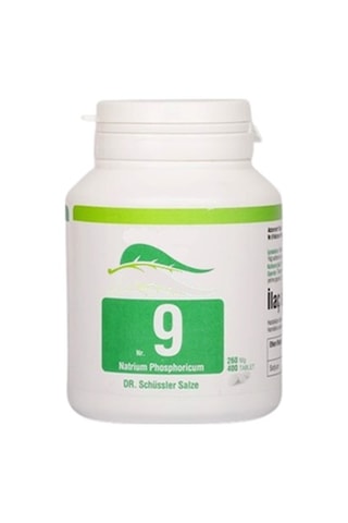 Schüssler Tuzları Actomins Nr 9 Natrium Phosphoricum 400 Tablet Schüssler Tuzları Actomins Nr 9 Natrium Phosphoricum 400 Tablet