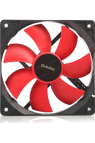Dark 120Mm Kırmızı Kanatlı Kasa Fanı Dkccf123R