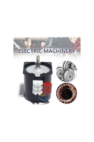 Tersinir Dişli Ac Motor Kalıcı Mıknatıs Elektrikli Düşük Hız 2.5r/dk 220v 14w Five R