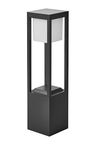 Beliani Güneş Enerjili Led Bahçe Direk Lambası, Ip54 Korumalı, Modern Ve Minimalist Tasarım Lambader Siyah Diğer
