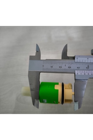 Kartuş 25mm Ayaklı Batarya Çeşme Musluk İçi Yeşil