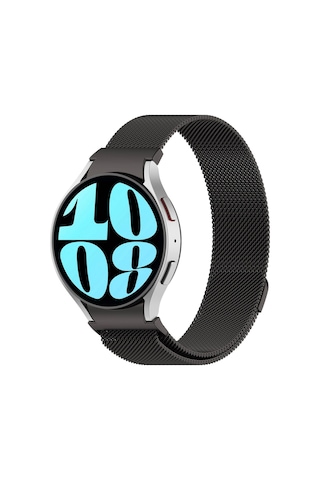 Galaxy Watch 6 40mm Uyumlu Krd-01 Metal Zore Kordon-gri