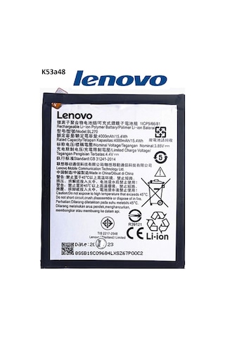Lenovo K6 Note Pil Batarya K53A48 Bl270