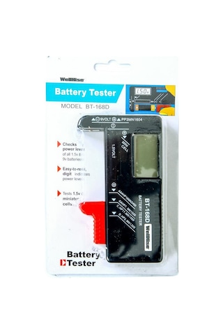 Wellhise Bt-168D Lcd Dijital Pil Test Cihazı