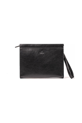 Black El Çantası Erkek Diğer 4297 Vergelio Purse Matte Crystal Clutch Bag Siyah