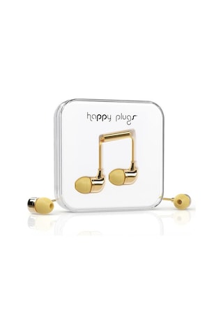 Happy Plugs Kulak içi Kulaklık Parlak Gold 7728