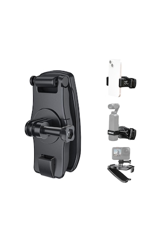 Jeehugo Startrc Kamera Askı Sabitleyici Klembi - 360 Döner, Askı Bağlayıcı, Uyumlu Djı Action/ınsta360 X3/gopro Hero Serisi İle Model:1110746