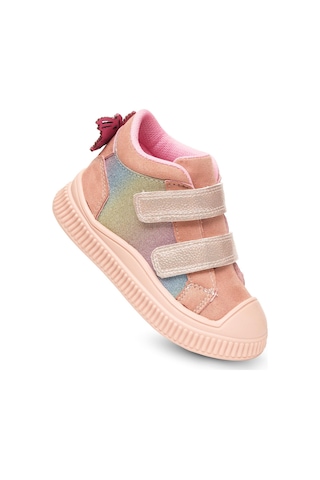 Kaptan Junior Kışlık Günlük Kız Çocuk Bebek Cırtlı Bot Barznk 650 Pembe