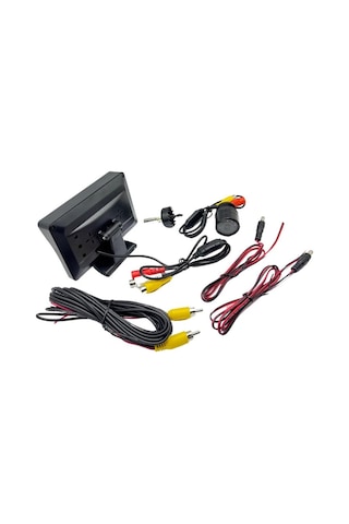 12v Araç İçi Lcd Ekran 4.3 '' + Gece Görüşlü Kamera 28 Mm