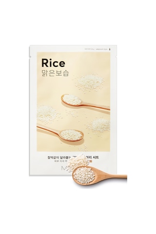 Missha Airy Fit Sheet Mask Rice Pirinç Özlü Aydınlatıcı ve Nemlendirici Yaprak Maske