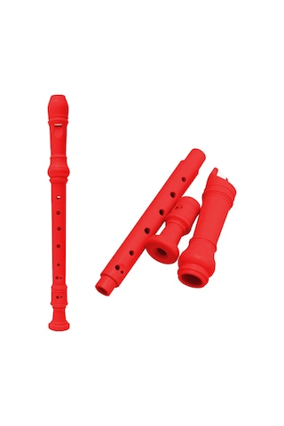 Jwin Jf-01 Blok Flüt - Kırmızı