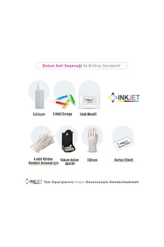 Canon Bitmeyen Kartuş Sistemi Tank E414 E404 E484 E514 Dolu