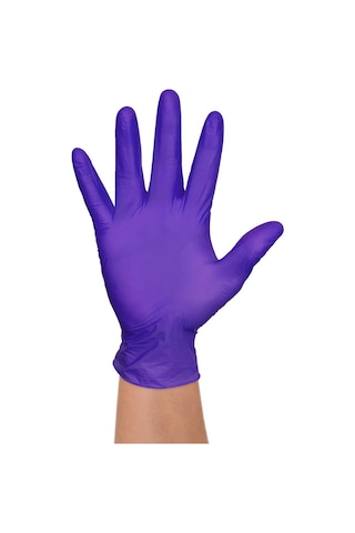 Dolphin Tek Kullanımlık Pembe Nitril Eldiven - Muayne Eldiveni Large Büyük Boy - 100'lü Paket 33181088