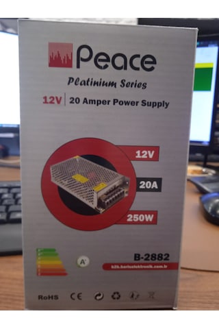 Peace B2883 12 Volt 20 Amper Adaptör