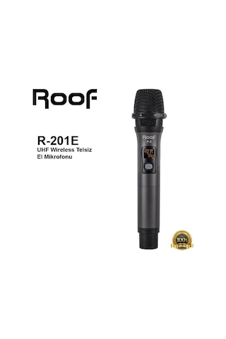 Roof R-201e Uhf Wireless Telsiz El Mikrofonu