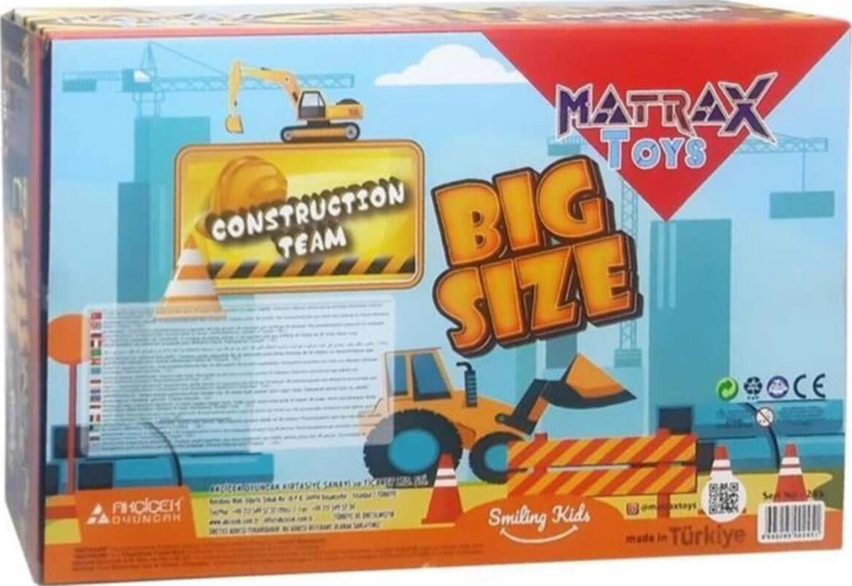 Construction Team Big Size İnşaat Seti