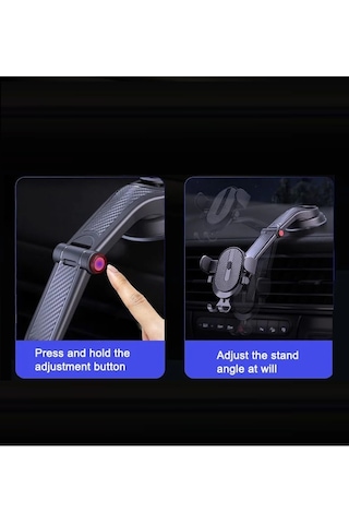 Araç Torpido Üstü Vakumlu Telefon Tutucu Güçlü Vakum Ayarlı