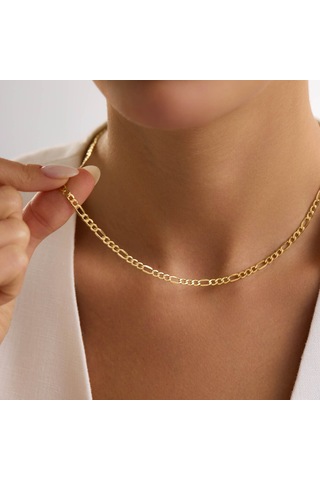 Figaro Zincir 14 Ayar 50 Cm - 3 Mm T14434 Renkli