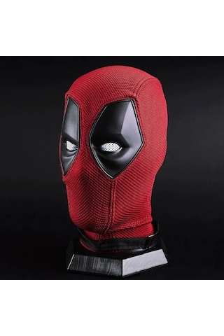 Jl Deadpool Maske Cosplay Kostüm Naylon Başlık Örme Pamuk Örgü