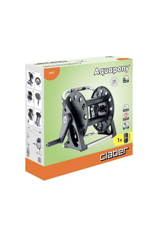 Claber 8887 Aquapony Hortum Makarası