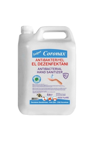 Sniper Coronax Alkollü El Dezenfektanı 5 L