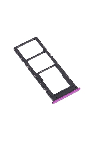 İnfinix Hot 8 Lite Uyumlu Sim Tepsisi - Eflatun Sim Ve Sd Kart Yuvası.
