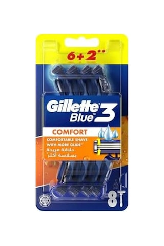 Gillette Blue3 Comfort Kullan At Erkek Tıraş Bıçağı 8 Adet