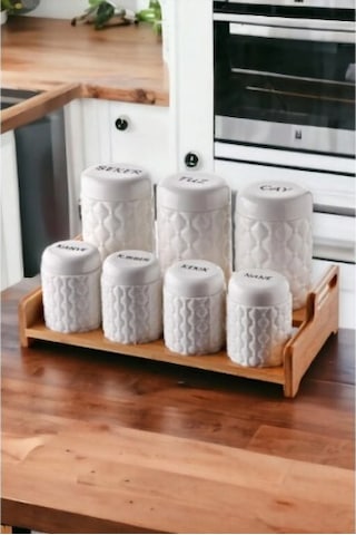 7'li Standlı Baharat Seti Diğer