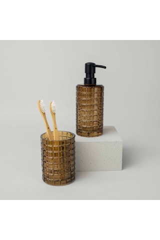 Linens Ruby 7,2x18,7 Cm Sıvı Sabunluk Amber Amber