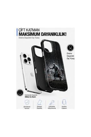 Apple iPhone Uyumlu, 16 Pro Max The Odyssey Çift Katmanlı Essential Tough Telefon Kılıfı
