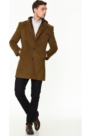 Dewberry Plt8371 Dewbrry Erkek Palto-camel