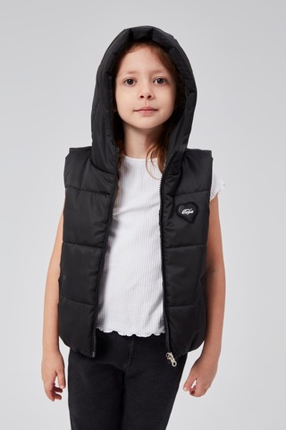 Benitto Kids Kapüşonlu Kız Çocuk Şişme Yelek 51307 Siyah