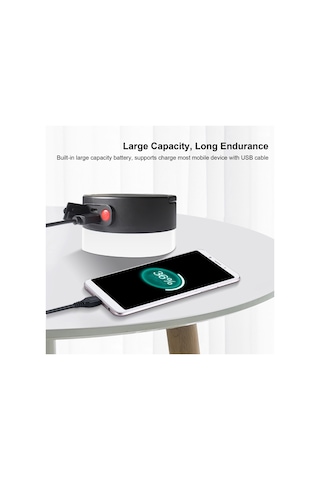 Açık Hava Güneş Kamp Lambası 8 Led Taşınabilir Şarj Edilebilir Su Geçirmez Çadır Işığı Acil Durum/kamp/dağcılık/balıkçılık/gece Pazarı İçin Çok Renkli