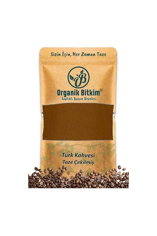 Organik Bitkim Taze Öğütülmüş Türk Kahvesi 400 G
