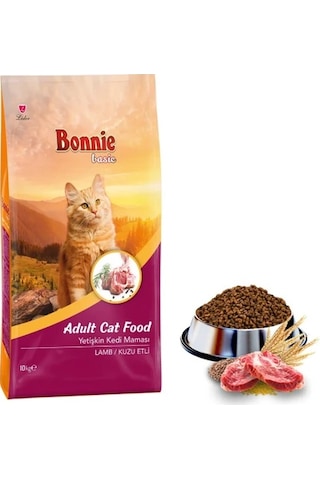 Bonnie Kuzu Etli Yetişkin Kedi Maması 10 KG