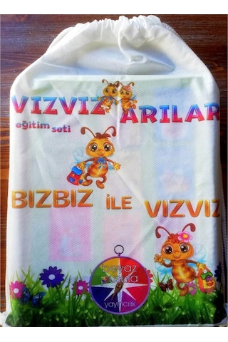 Beyaz Pusula 3 - 4 Yaş Vızvız Arılar Eğitim Seti 9 Kitap N11.2670