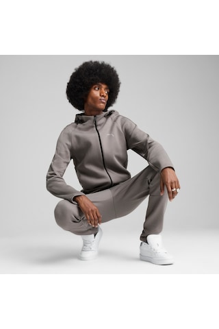 Puma Evostrıpe Erkek Tam Fermuarlı Kapüşonlu Ceket 684613 79 Gri