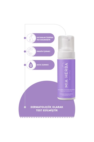 Mia Herba Doğal İçerikli Yüz Temizleme Köpüğü 150 ML
