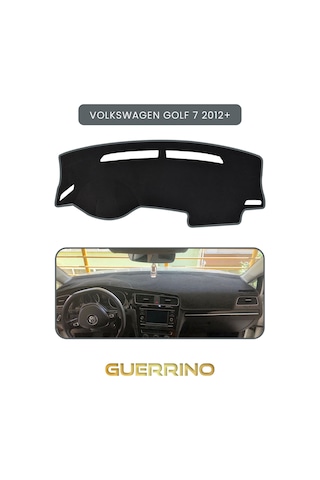 Volkswagen Golf 7 2012+ Torpido Koruma Kılıfı Gri Kenar