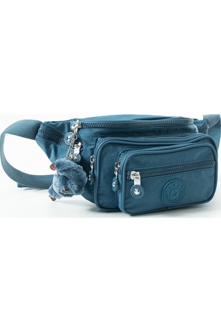 571 Collections Unisex Çok Cepli, Su Geçirmez, Çapraz Askılı Bel Çantası Freebag Mavi Model: 571-7j